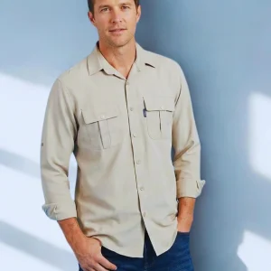 Casual Shirt For Men with dual front pockets