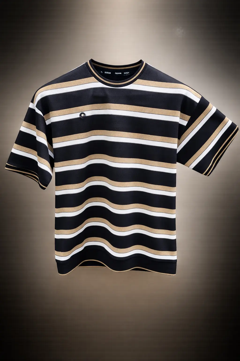 Round Nack Drop Shoulder T-Shirt With Old Money Style